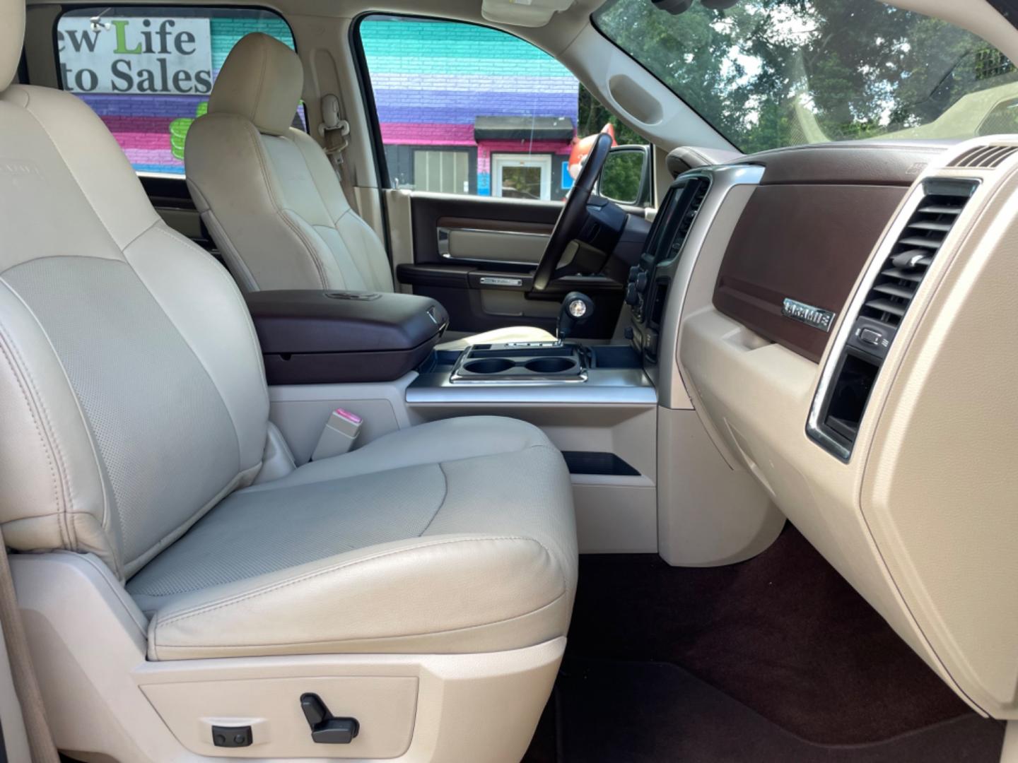 2013 BROWN RAM 1500 LARAMIE (1C6RR6NT8DS) with an 5.7L engine, Automatic transmission, located at 5103 Dorchester Rd., Charleston, SC, 29418-5607, (843) 767-1122, 36.245171, -115.228050 - Clean CarFax (no accidents reported!) Leather, Navigation, Backup Camera, CD/Sat/Bluetooth, Dual Climate Control, Power Everything (windows, locks, seats, mirrors), Heated/Cooled Seats, Heated Rear Seats, Heated Steering Wheel, Power Sliding Rear Window, Power Inverter, Push Button Start, Keyless E - Photo#9